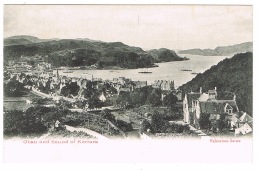 RB 1166 -  Early Postcard - Oban & Sound Of Kerrara - Agyllshire Scotland - Argyllshire
