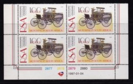 RSA, 1997, MNH Stamps In Control Blocks, MI 1035, Old Motorcar, X744 - Ungebraucht
