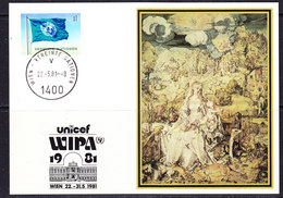 UNO Vienna 1981 Wipa / Unicef  Maxicard (36453) - Maximumkarten