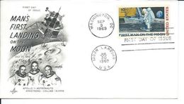 ZUsaFDC1969 - USA - L' ENVELOPPE  FDC 'PREMIER JOUR' - Man's First Landing On The Moon July 20,1969 Apollo II Astronauts - Autres & Non Classés