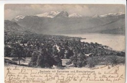 Suisse -ObObwald - Sachseln Mit Sarnersee Und Giswylerbergen   - Carte Précurseur  -  Achat Immédiat - Sachseln