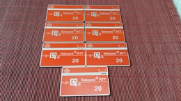 Lot D 19 R.T.T 20 Units 7 Different Numbers 010 C-109 A-112 C - 204 B-241 B  241 C-247 E Used - Collections