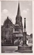 AK Aschaffenburg A. Main - Stiftskirche Mit Pilgerbrunnen - Feldpost 1941 (29761) - Aschaffenburg