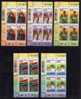 RSA, 2000, MNH Stamps In Control Blocks, MI 1280-1284, Olympic Games Sydney, X754 - Neufs