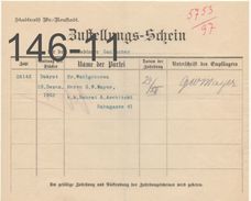 DOKUMENT: Bustellungs - Schein/24-12-1902 - Autriche