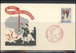 RUSSIA USSR Private Cover  Cancellation LITHUANIA LT Klub 006a Tourism Scouting - Locales & Privées