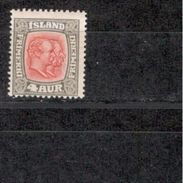 Iceland1907:Michel50mh* - Ungebraucht