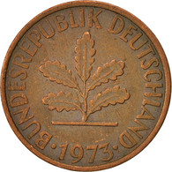 Monnaie, République Fédérale Allemande, 2 Pfennig, 1973, Stuttgart, TB+ - 2 Pfennig