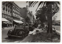 NICE--1946-Le Palais De La Méditerranée Et La Promenade Des Anglais (belles Voitures En Beau Plan)-cachet-timbres - Voitures De Tourisme