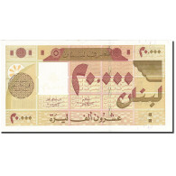 Billet, Lebanon, 20,000 Livres, 1994-1995, 1994-1995, KM:72, SPL - Lebanon