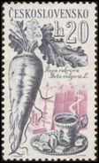 Czechoslovakia / Stamps (1961) 1198: Agricultural Crops - Beta Vulgaris (Sugar, Tea, Coffee); Painter: Cyril Bouda - Autres & Non Classés