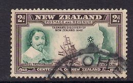 New Zealand 1940 KGV1 2d Centenary Tasman With His Ship SG 616 ( G139 ) - Oblitérés
