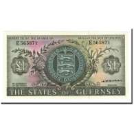 Billet, Guernsey, 1 Pound, Undated (1969-75), KM:45b, NEUF - Guernsey