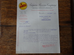 SHELL-Belgian Benzine Company - Lettre Sur Le Contrôle Des Emballages Du 04 Septembre 1929. - Automobil