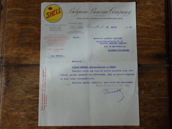 SHELL-Belgian Benzine Company - Courier Du 25 Avril 1927. - Auto's