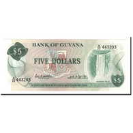 Billet, Guyana, 5 Dollars, 1989, KM:22e, NEUF - Guyana