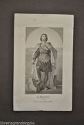 Calcografia Incisione San Maurizio Martire Generale Roma Legione Tebe 1880 - Stiche & Gravuren