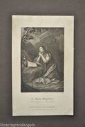 Calcografia  Incisione Murillo Santa Maria Maddalena 1880 - Prints & Engravings