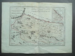 Carta Geografica Terra Bari Neapolitanische Landschaft Tedesco Italiano 1700 - Autres & Non Classés