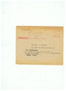 LETTRE DEPART PARIS 28 2 1950 POUR SAIGON 20e ANNIVERSAIRE DE LA LIAISON AERIENNE PARIS SAIGON 1930 1950 - 1960-.... Covers & Documents