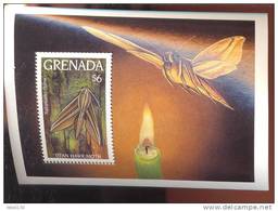 GRENADA   2181  MINT NEVER HINGED SOUVENIR SHEET OF BUTTERFLIES  #  352-1  ( - Schmetterlinge
