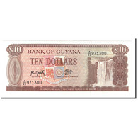 Billet, Guyana, 10 Dollars, Undated (1966-92), KM:23f, NEUF - Guyana