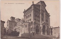 MONACO,la Cathédrale En 1917,avec Beau Timbre,endroit Religieux,croyant,chrétie N,monothéiste,photo GILETTA - Sonstige & Ohne Zuordnung