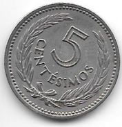 *uruguay 5 Centesimos 1953  Km 34  Xf+ - Uruguay