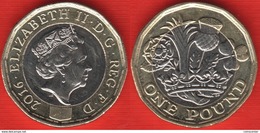 United Kingdom 1 Pound 2016 "Nations Of The Crown" BiMetallic - 1 Pond