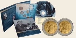 SLOVAKIA 2007. MINT SET COIN SET PERSONALITIES OF SLOVAK MUSIC GEJZA DUSIK WITH TOKEN +CD BEST OF - Slovakia