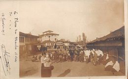 ¤¤  -  SERBIE ??   -  Carte-Photo Non Située   -  Une Place Du Marché En Janvier 1918      -  ¤¤ - Serbie