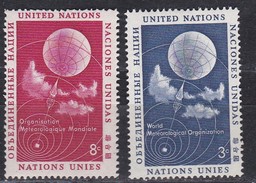 United Nations 1957 MI 55-56 MNH - Amérique Du Nord