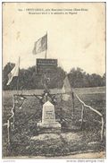 Prix Revu !! PETIT - CROIX ..-- Monument à La Mémoire De PEGOUD . Carte MILITARIA ( Convois Automobiles ) . Voir Verso . - Other & Unclassified