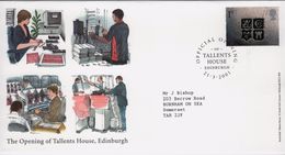 GB First Day Cover To Celebrate The Official Opening Of Tallents House 2001. - 2001-2010 Em. Décimales