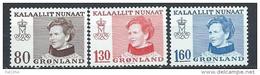 Groënland 1979 N°100/102 Neufs Reine Margrethe - Neufs