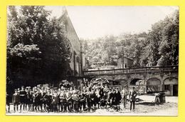 Carte-photo. Eglise à Situer. Fanfare. - Te Identificeren