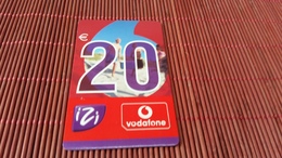 Prepaidcard Netherlands Vodafone  20 Euro Used - Cartes GSM, Prépayées Et Recharges