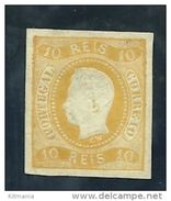 Portugal #20 D.Luis 10r Mint Hinged - L3380 - Ongebruikt