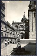 GALICIA , CORUÑA , SANTIAGO DE COMPOSTELA - CATEDRAL , PLAZA DE LAS PLATERIAS , TARJETA POSTAL NO CIRCULADA - Santiago De Compostela