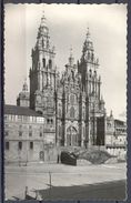 GALICIA , CORUÑA , SANTIAGO DE COMPOSTELA - CATEDRAL , FACHADA PRINCIPAL , TARJETA POSTAL NO CIRCULADA - Santiago De Compostela