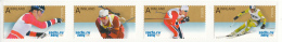 Norway 2014 Strip Of 4 A Innland Skiers - Winter Olympics Sochi - Unused Stamps