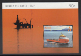 Norway 2014 Souvenir Sheet A Europa Platform Supply Vessel MS Normand Arctic - Nuovi