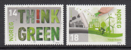 Norway 2016 Set Of 2 Think Green - EUROPA - Nuevos