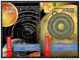 Georgia - 2010 - Europa CEPT - Astronomy - Mint Stamp Set - Georgien