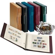 Set: Lindner Ringbinder REGULAR Mit Schutzkassette, - Der Klassiker - Farbe Nach Wahl +++ NEU OVP +++ (1124) - Binders Only