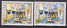 Monaco 1097  Variété Rose Pesque Inexistant Et  Violacé Tableau De Dufy Neuf ** TB MNH Sin Charnela - Varietà