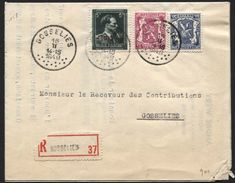 Lettre Recom. GOSSELIES Vers La Ville 1949 (900) - 1946 -10%