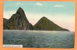 Saint Lucia BWI 1910 Postcard - St. Lucia