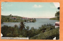 Saint Lucia BWI 1910 Postcard - Santa Lucia