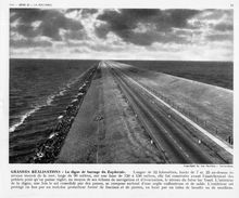 PAYS-BAS. ZUYDERZEE. PHOTO. DIGUE De BARRAGE.1951  Achat Immédiat - Den Oever (& Afsluitdijk)